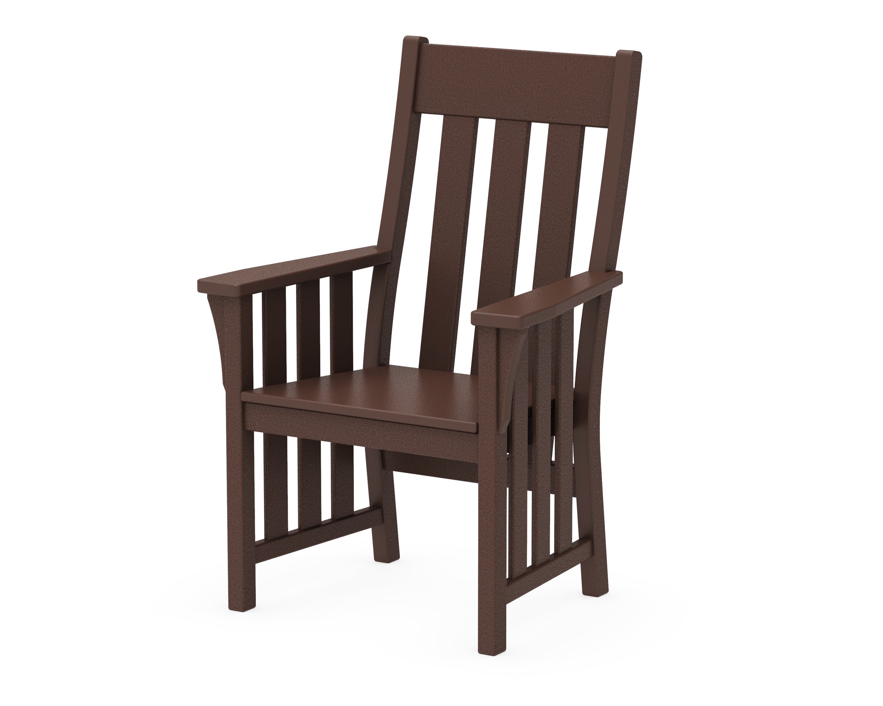 Martha Stewart by POLYWOOD® Acadia Dining Arm Chair in Mahogany