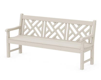 POLYWOOD® Rockford 72" Chippendale Bench in Sand