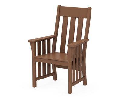 Martha Stewart by POLYWOOD® Acadia Dining Arm Chair in Teak