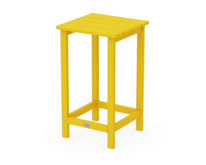 POLYWOOD® Long Island 26" Counter Side Table in Lemon