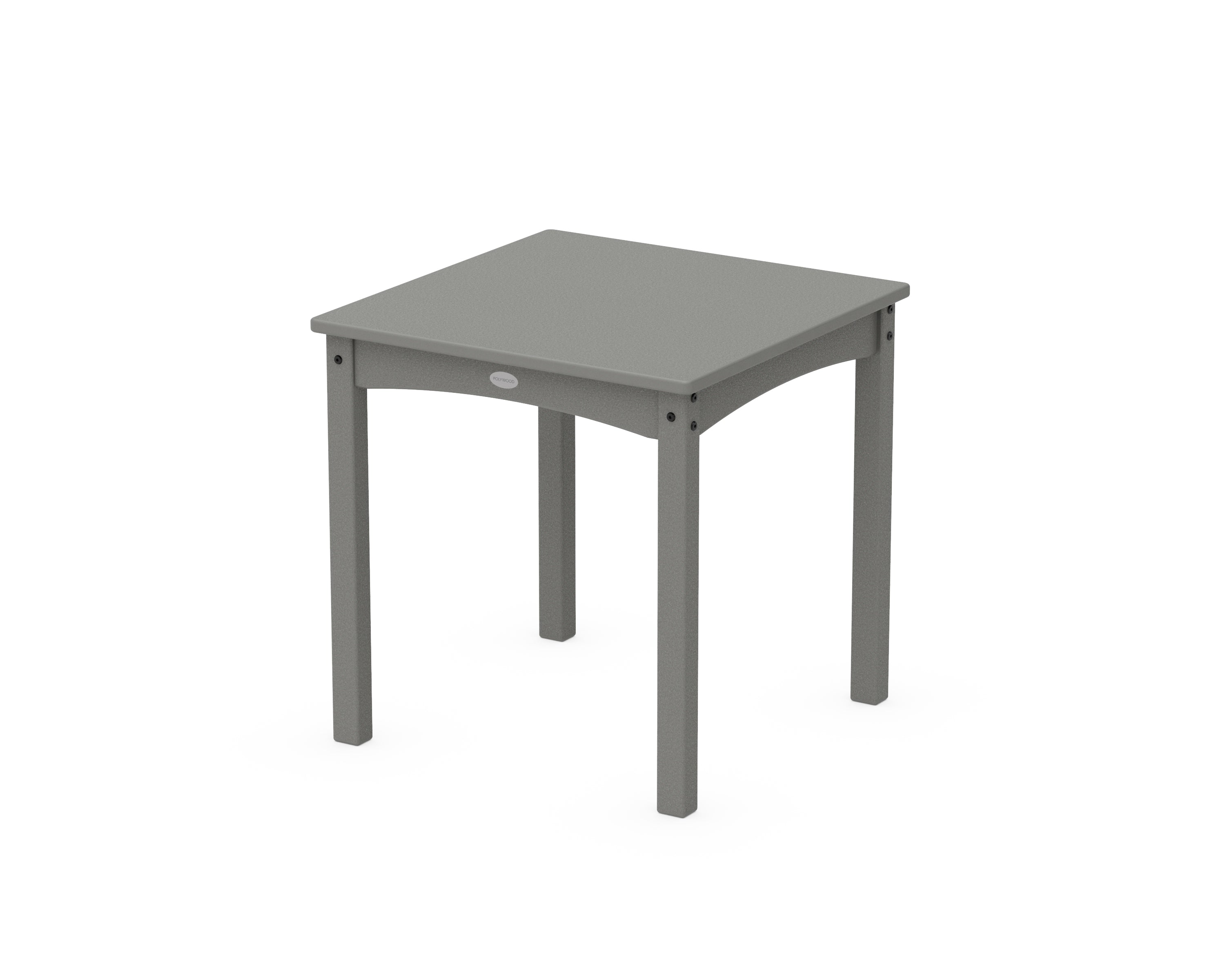 POLYWOOD® Kids 24" Dining Table in Slate Grey