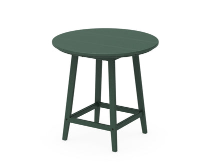 POLYWOOD® Studio 30" Round Bistro Table in Green