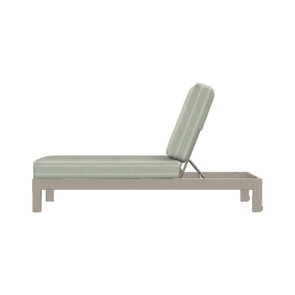 Leeward Three-Position Lay Flat Armless Chaise