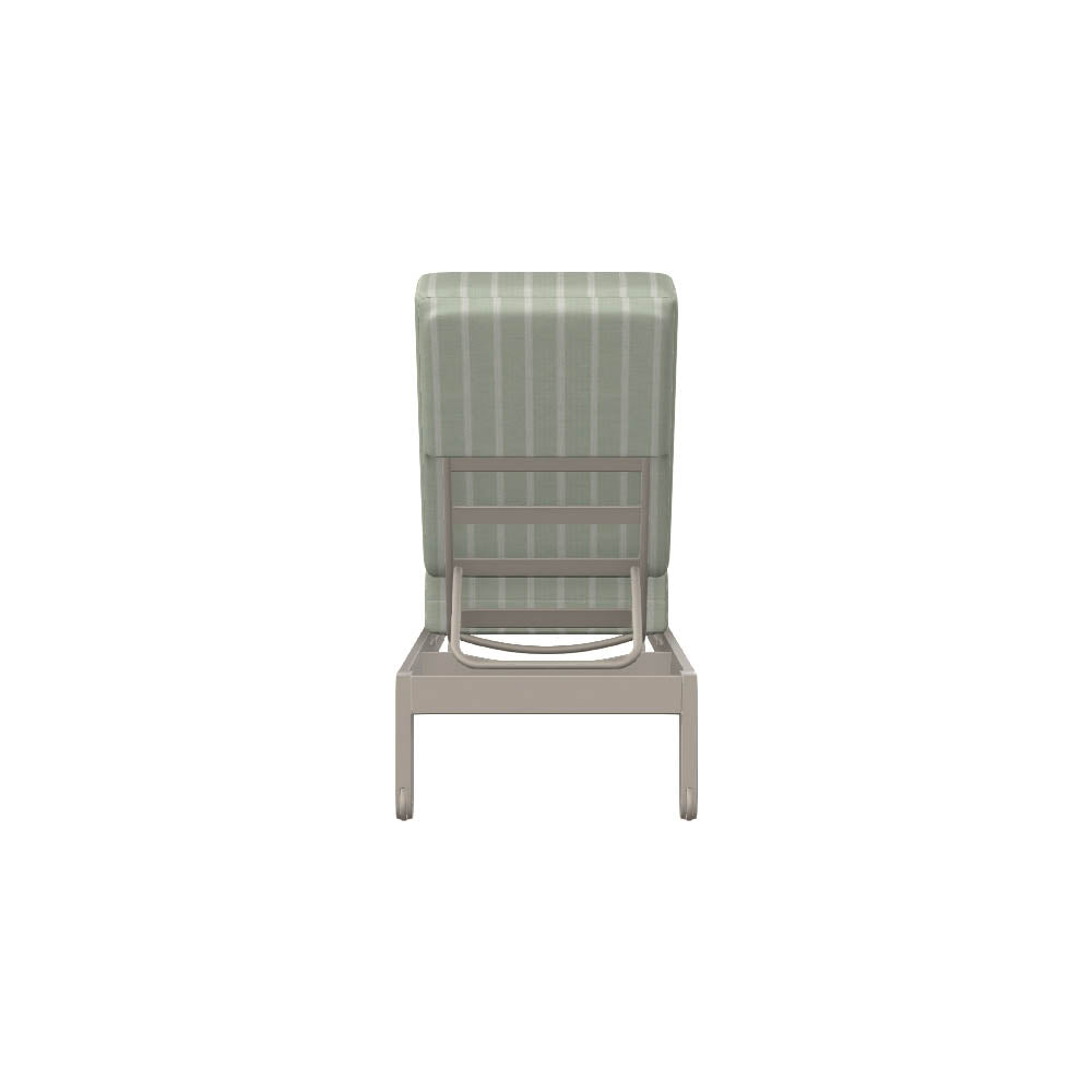 Leeward Three-Position Lay Flat Armless Chaise