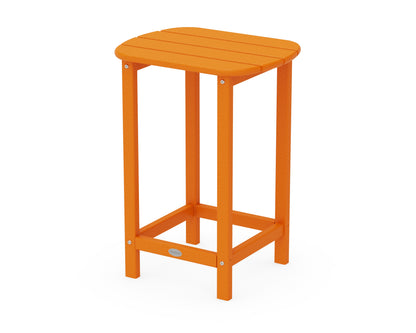 POLYWOOD® South Beach 26" Counter Side Table in Tangerine