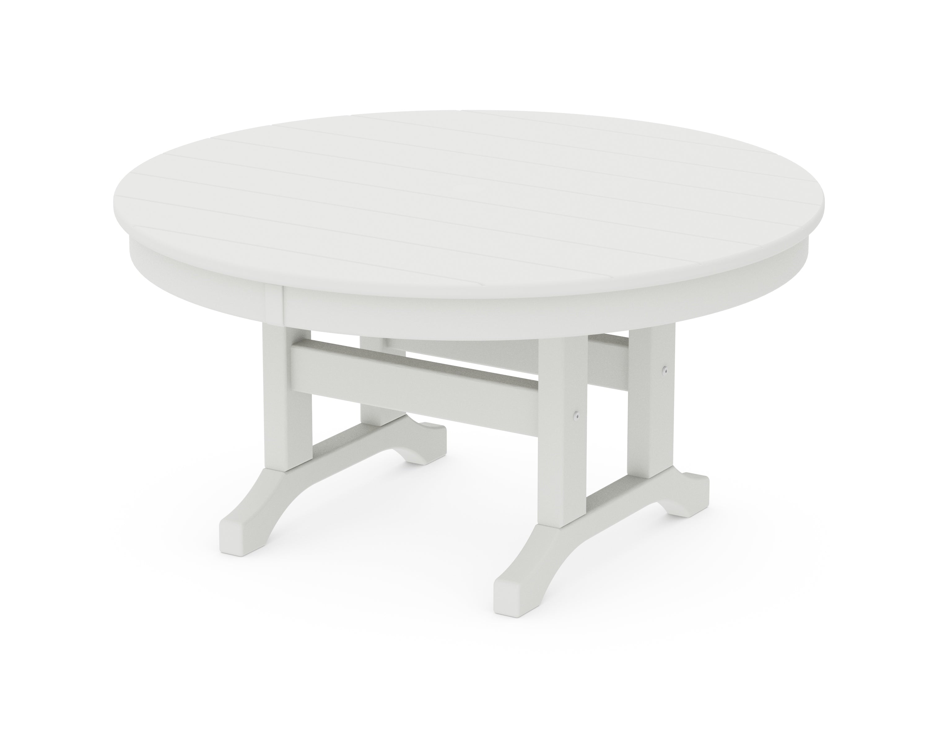 POLYWOOD® Round 36" Conversation Table in White