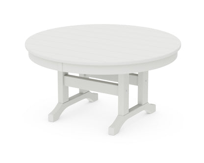 POLYWOOD® Round 36" Conversation Table in White