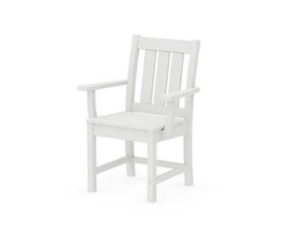POLYWOOD® Oxford Dining Arm Chair in White