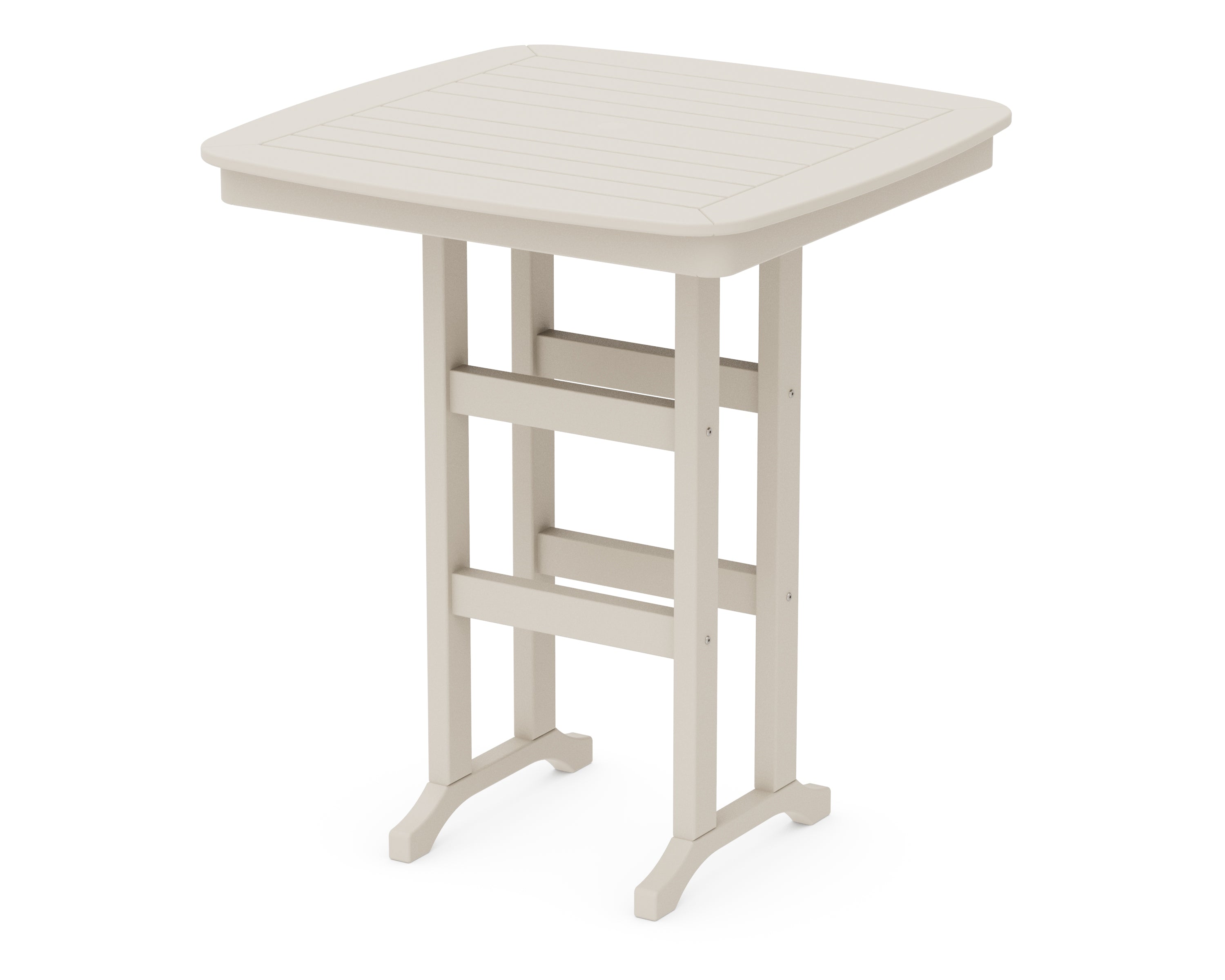POLYWOOD® Nautical 37" Bar Table in Sand