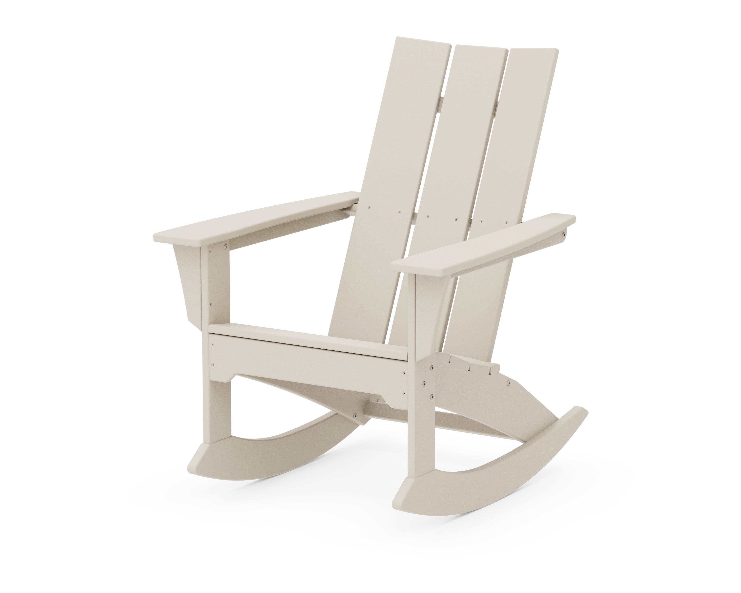 POLYWOOD® Modern Adirondack Rocker in Sand