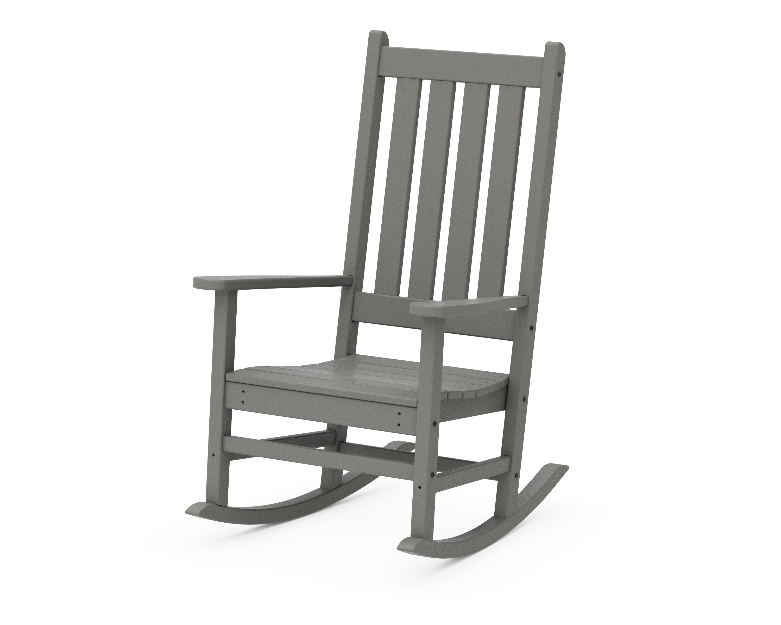 POLYWOOD® Vineyard Porch Rocking Chair in Slate Grey