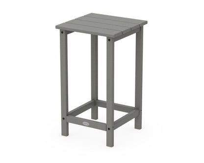 POLYWOOD® Long Island 26" Counter Side Table in Slate Grey
