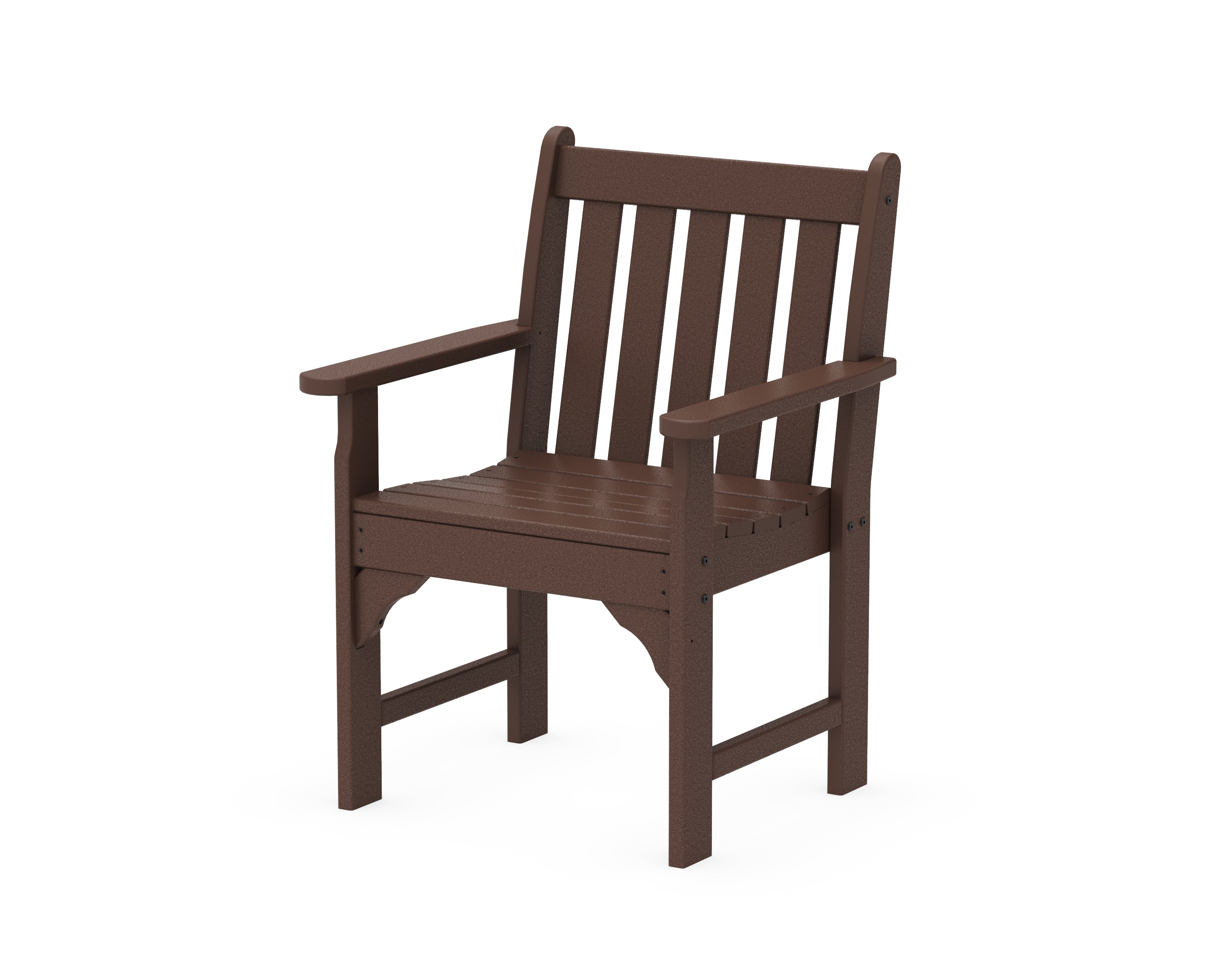 POLYWOOD® Vineyard Garden Arm Chair in Mahogany