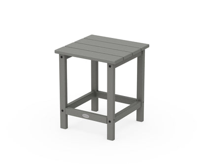POLYWOOD® Long Island 18" Side Table in Slate Grey