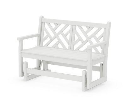 POLYWOOD® Chippendale 48" Glider in White