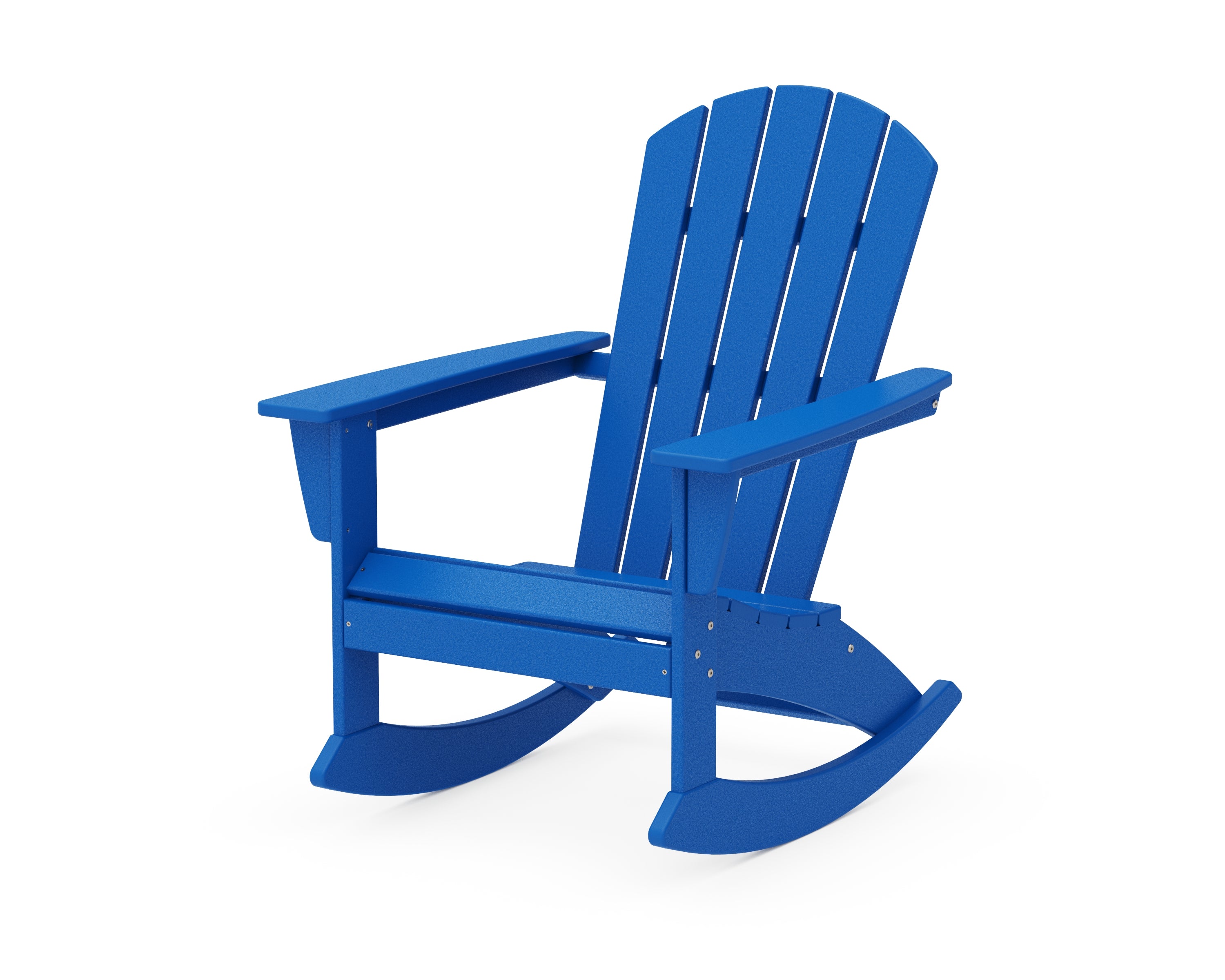 POLYWOOD® Nautical Adirondack Rocking Chair in Pacific Blue