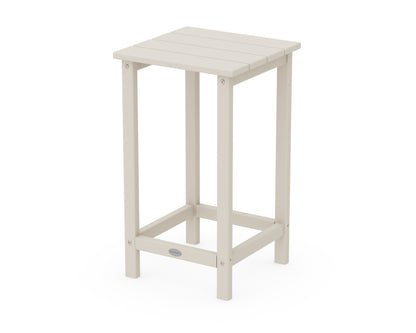 POLYWOOD® Long Island 26" Counter Side Table in Sand