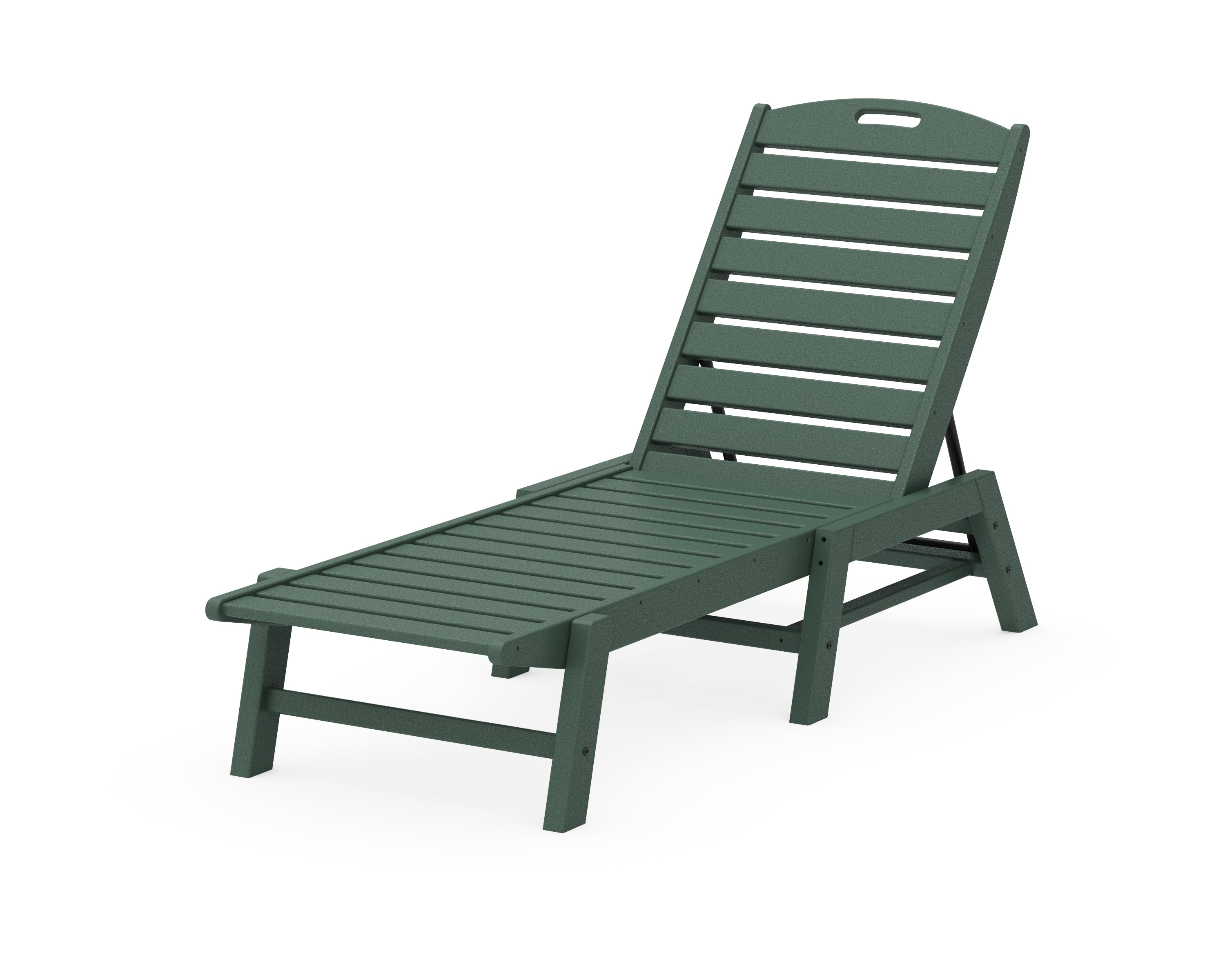 POLYWOOD® Nautical Chaise in Green
