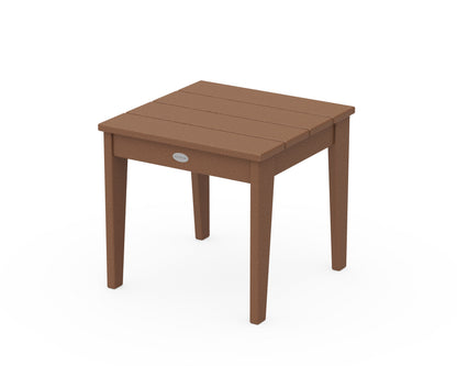 POLYWOOD® Newport 18" Side Table in Teak