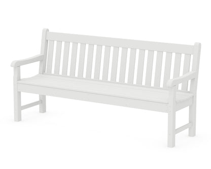 POLYWOOD® Rockford 72" Bench in White