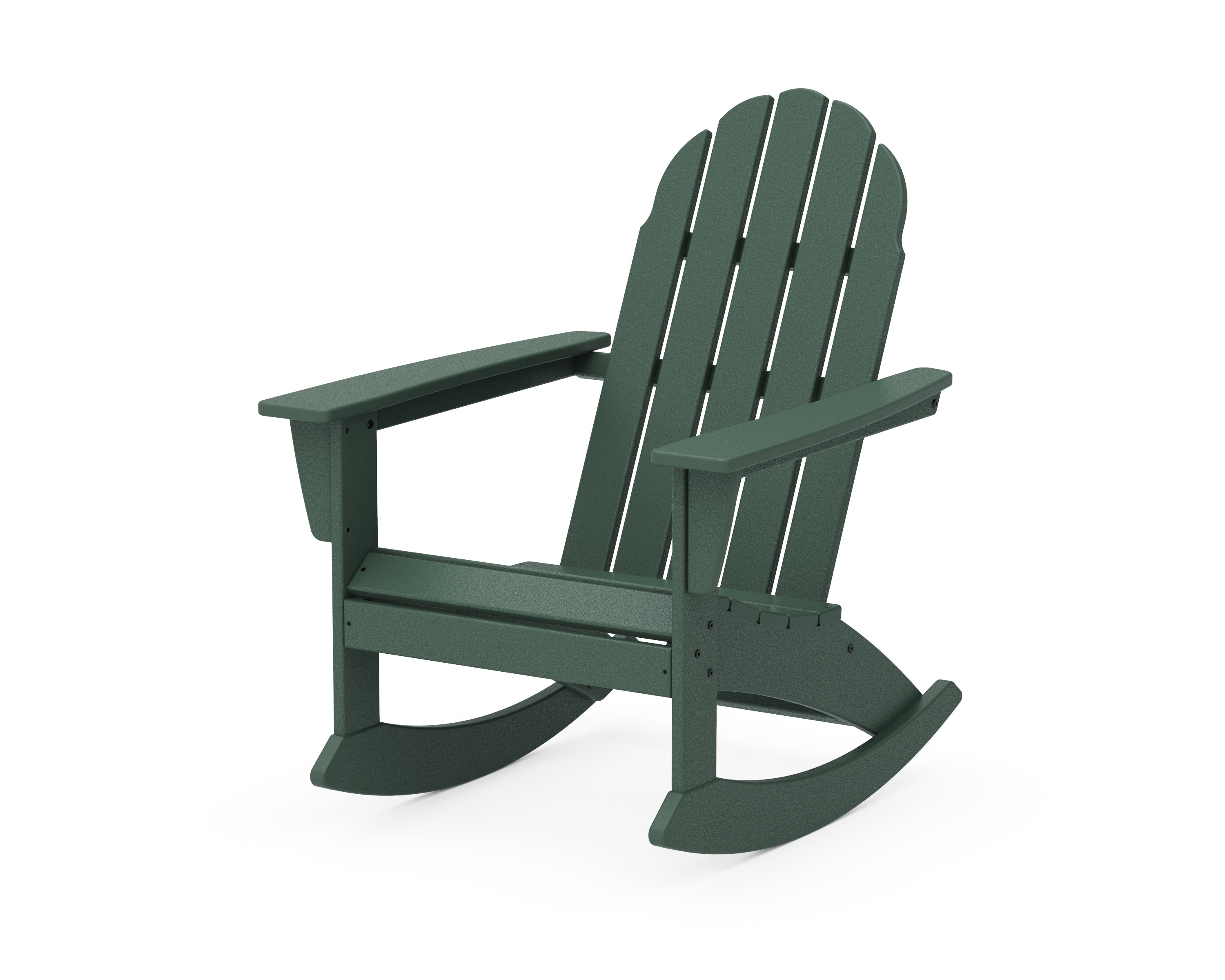 POLYWOOD® Vineyard Adirondack Rocking Chair in Green