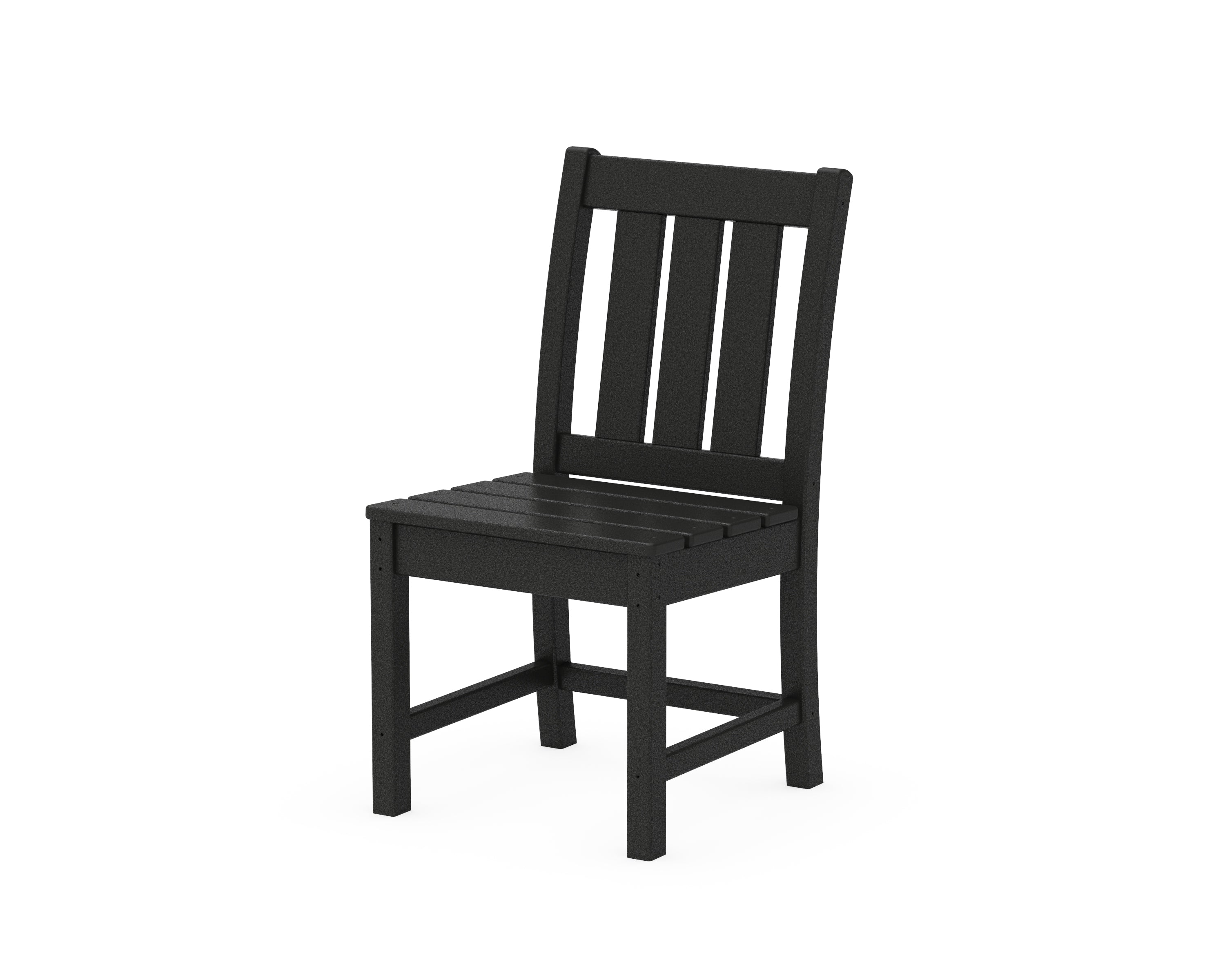 POLYWOOD® Oxford Dining Side Chair in Black