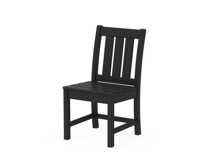 POLYWOOD® Oxford Dining Side Chair in Black