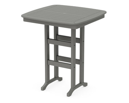 POLYWOOD® Nautical 37" Bar Table in Slate Grey