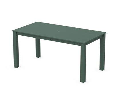 POLYWOOD® Studio Parsons 34" X 64" Dining Table in Green