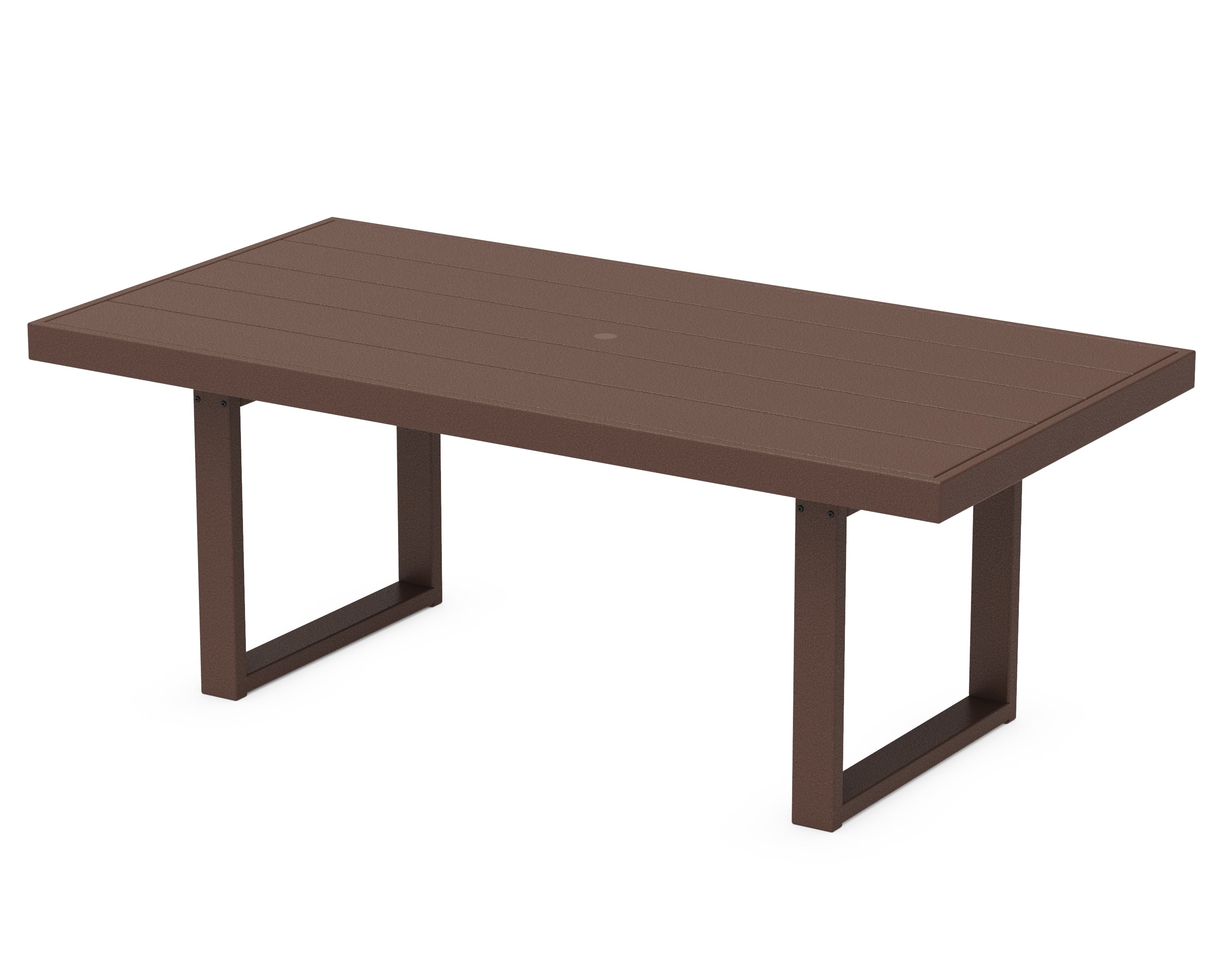 POLYWOOD® EDGE 40" x 78" Dining Table in Mahogany