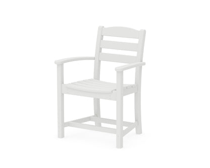POLYWOOD® La Casa Café Dining Arm Chair in White