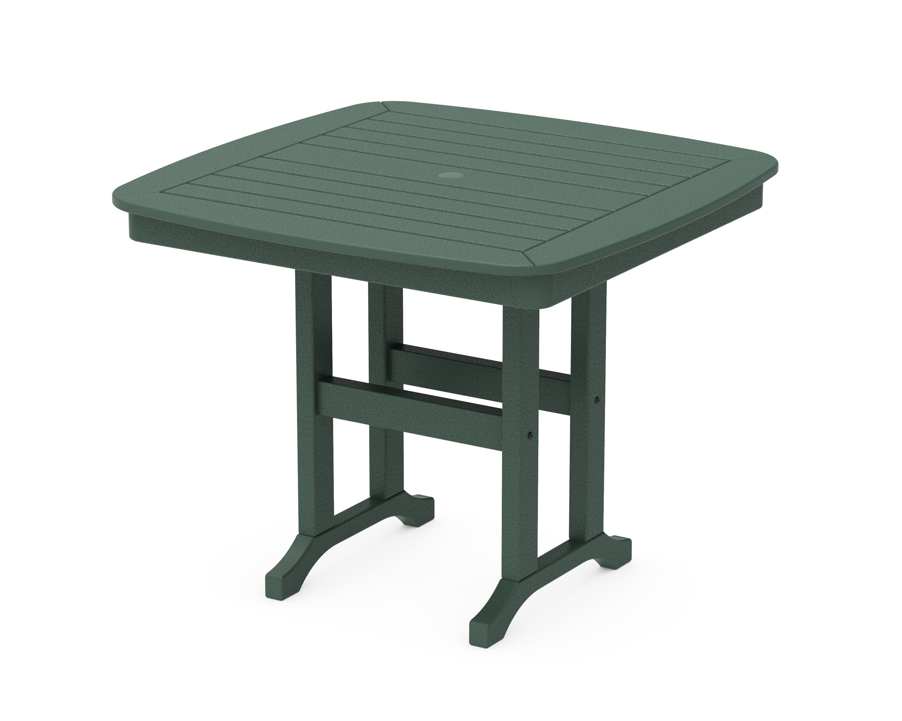 POLYWOOD® Nautical 37" Dining Table in Green