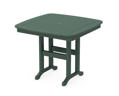 POLYWOOD® Nautical 37" Dining Table in Green