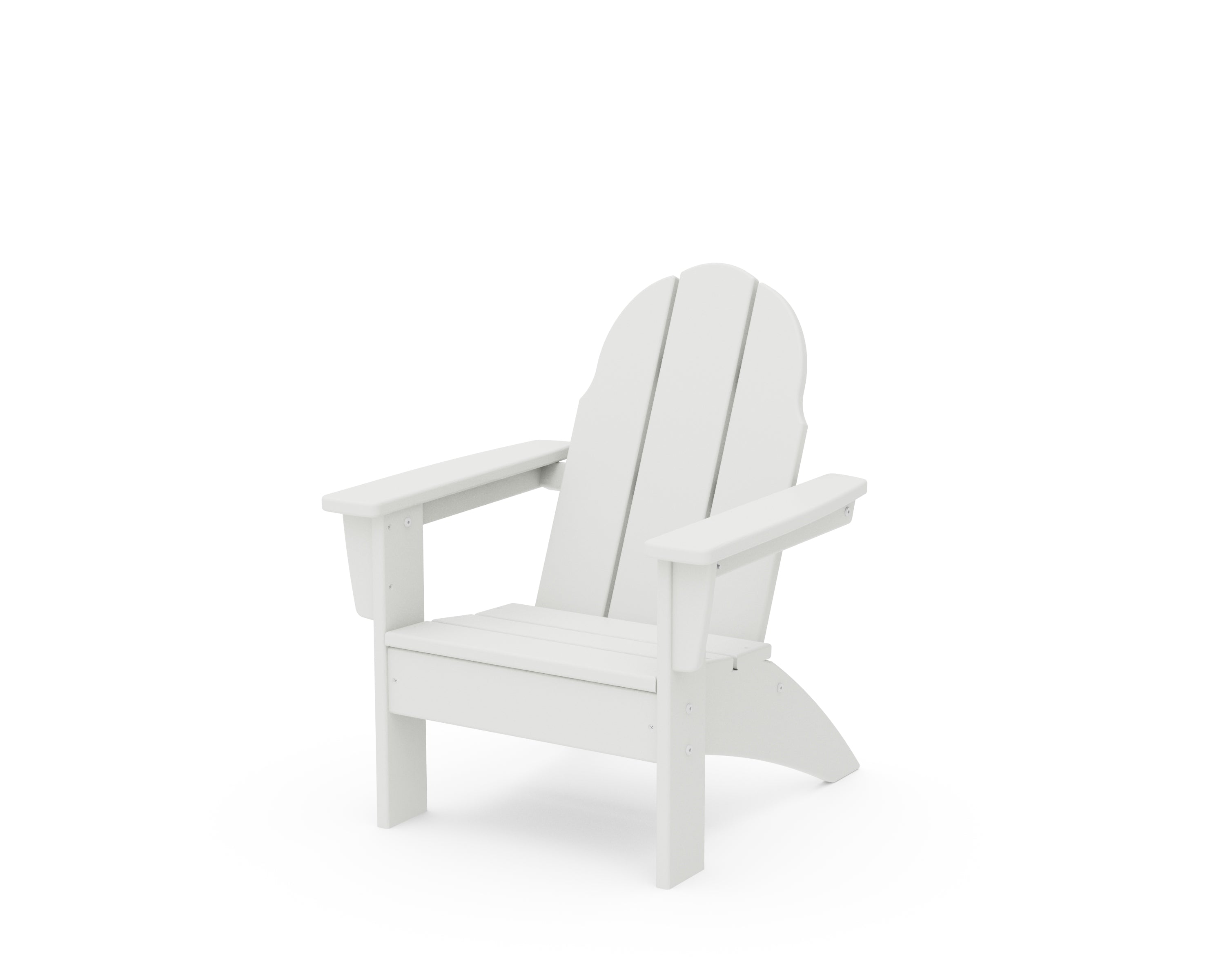 POLYWOOD® Kids Vineyard Adirondack Chair in White