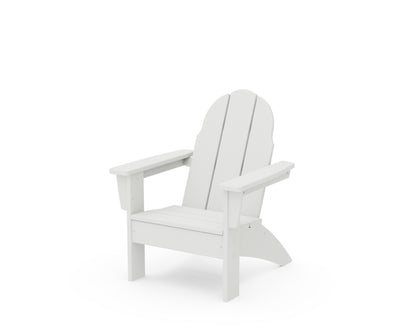 POLYWOOD® Kids Vineyard Adirondack Chair in White