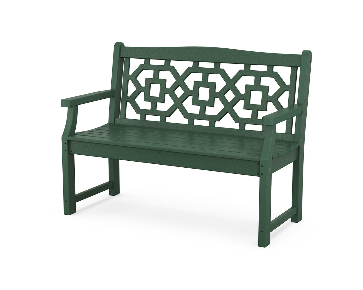Chinoiserie 48" Garden Bench