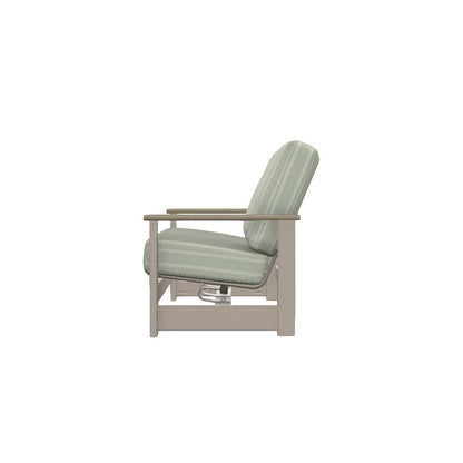 Leeward Hidden Motion Loveseat w/ Polymer Arms