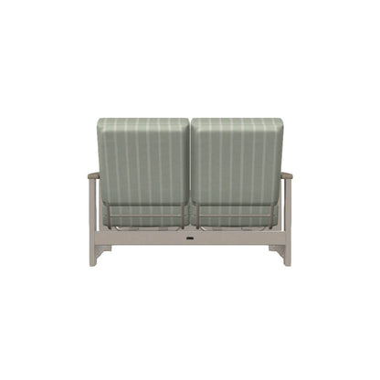 Leeward Hidden Motion Loveseat w/ Polymer Arms