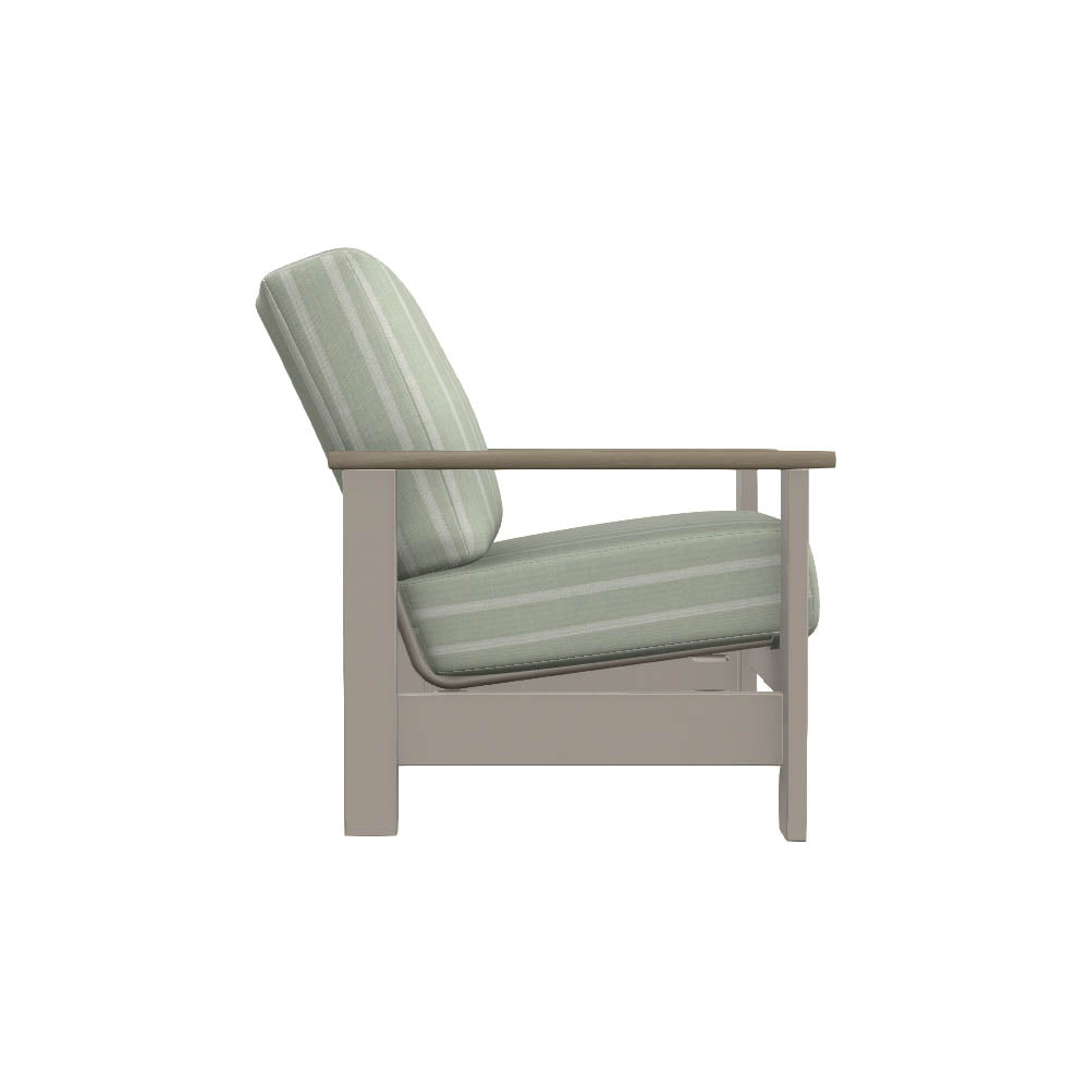 Leeward Stationary Arm Chair w/ Polymer Arms