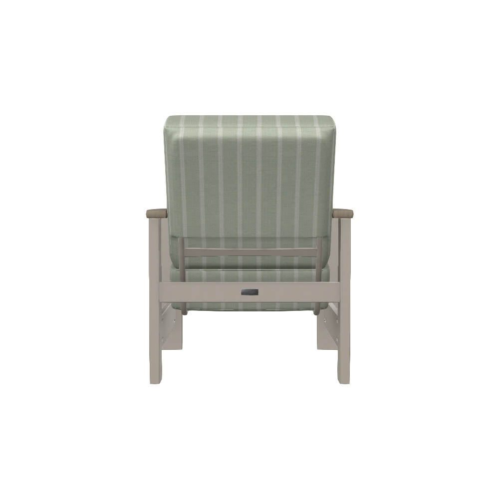 Leeward Stationary Arm Chair w/ Polymer Arms