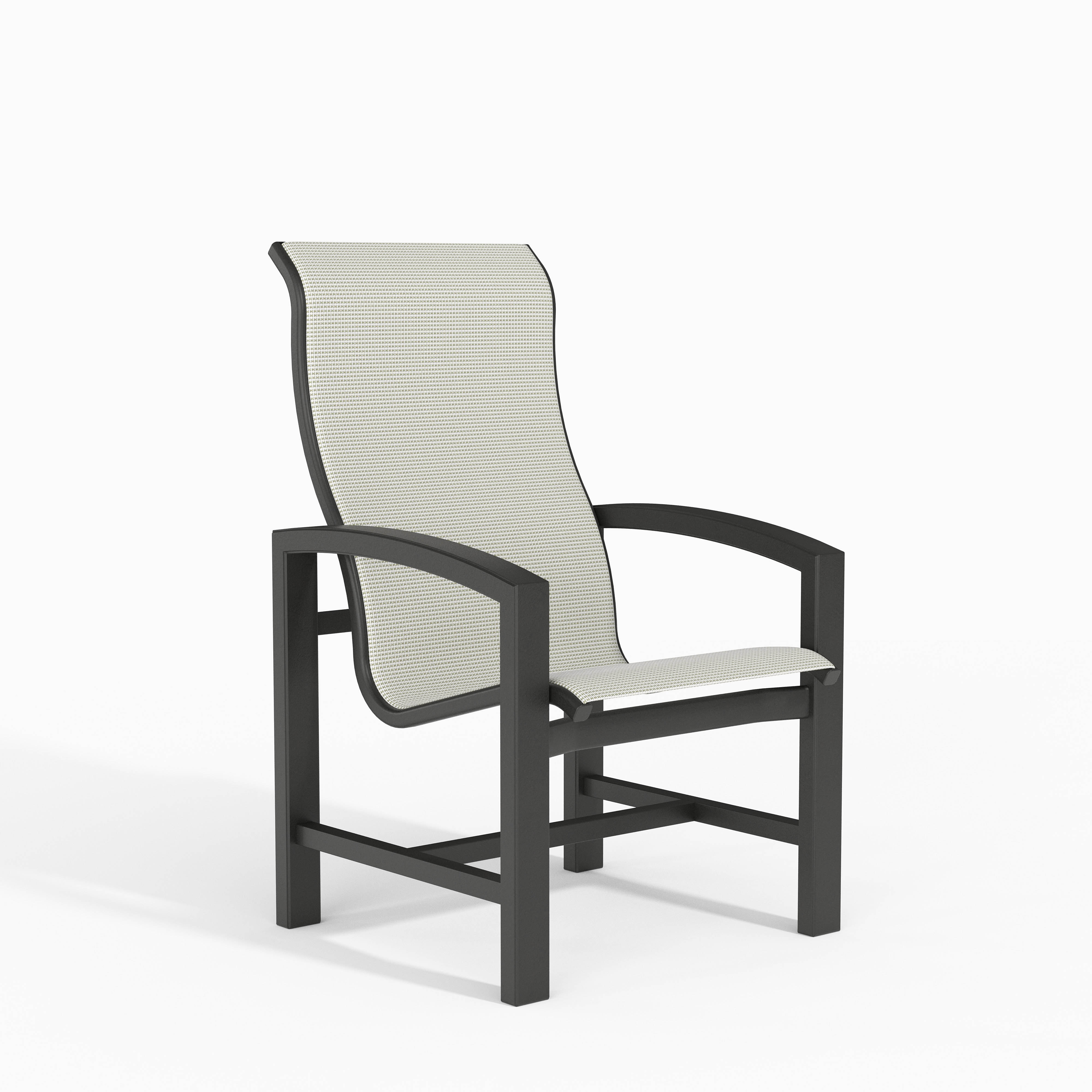 Lakeside Padded Sling High Back Dining Chair