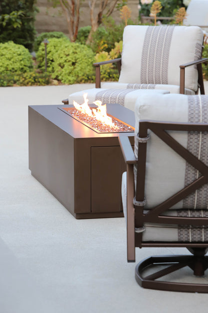 25" x 65" Occasional Heights Forma Fire Pit