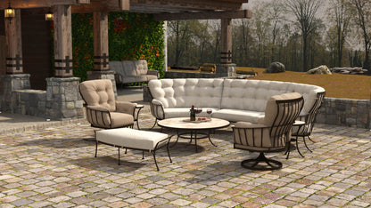 Monterra Curved Ottoman