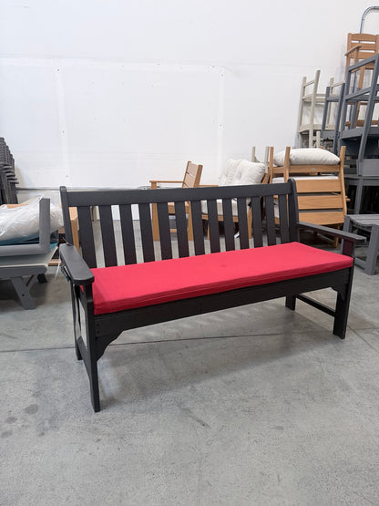 Polywood GNB60 Vineyard 60'Bench W/ Cushion