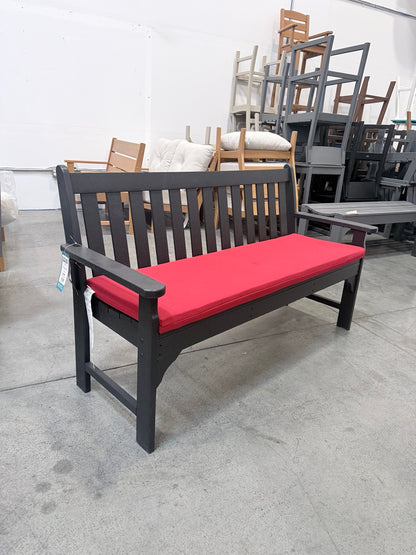 Polywood GNB60 Vineyard 60'Bench W/ Cushion