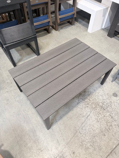Rectangular Outdoor Coffee Table – Slate Grey / Charcoal