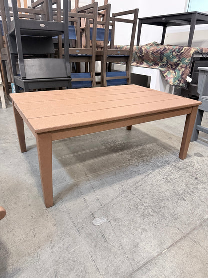 Rectangular Outdoor Coffee Table – Teak / Sand