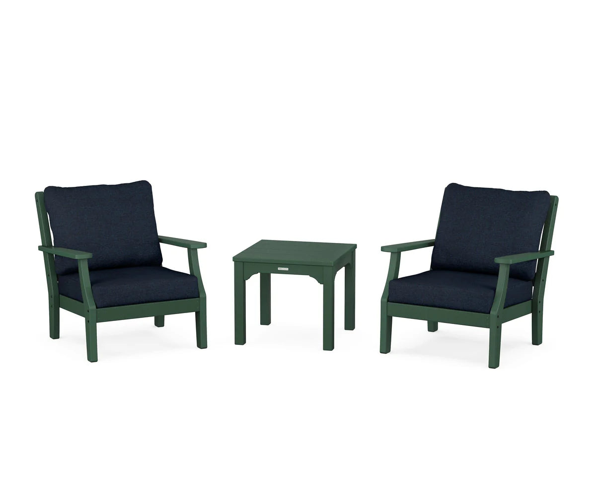 Chinoiserie 3-Piece Deep Seating Set