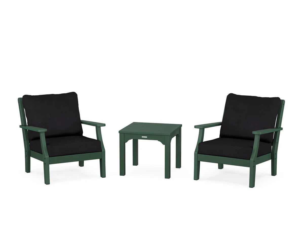 Chinoiserie 3-Piece Deep Seating Set