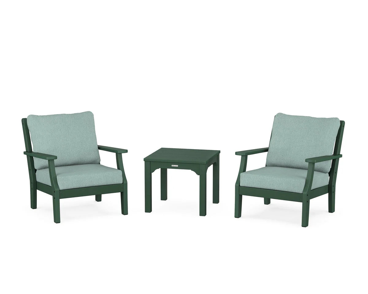 Chinoiserie 3-Piece Deep Seating Set